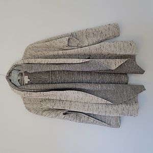 Lucky Brand Oatmeal Heather Cardigan, Size Medium